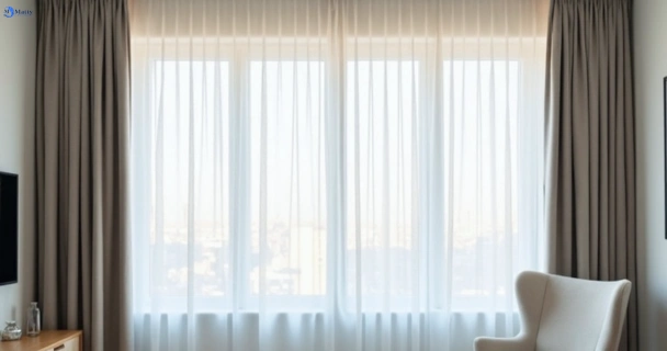 Restored vibrant drapes in noosa-heads QLD after Matty Curtain Cleaning