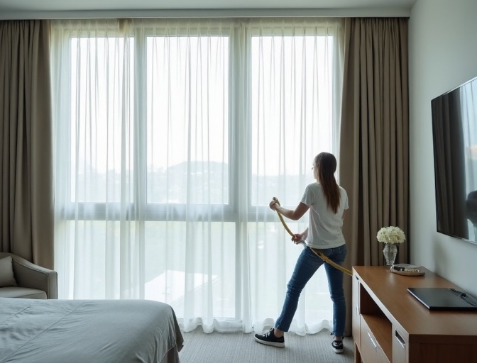 Noosa Heads Sheer Curtain Cleaning